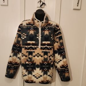 Wrangler Patterned Pullover Jacket